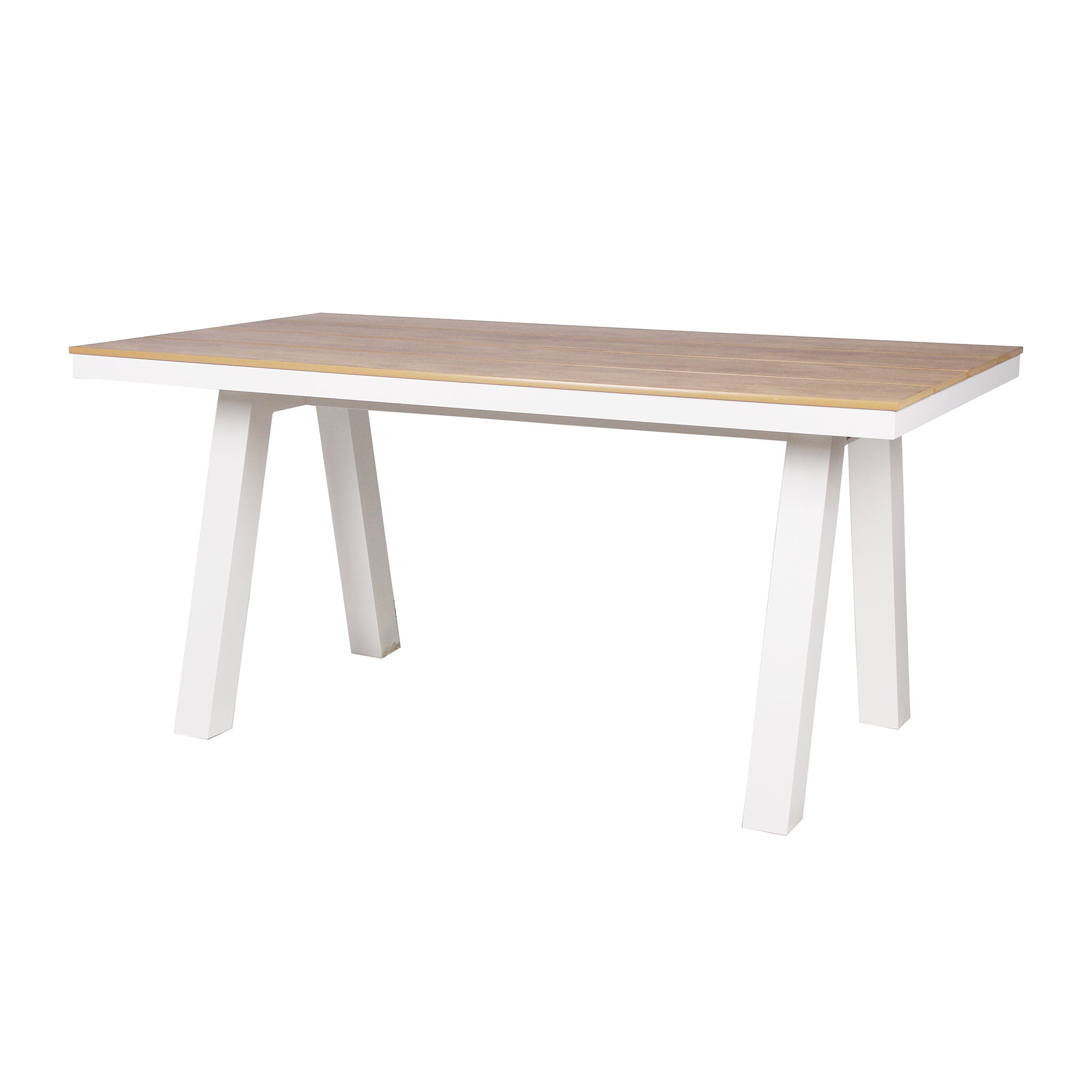Vanesa 1.8m Sand White Outdoor Dining Table - Natural Outdoor Table Industra-Core
