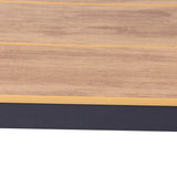 Vanesa 1.8m Charcoal Outdoor Dining Table - Natural Dining Table Industra-Core