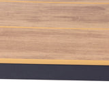 Vanesa 1.8m Charcoal Outdoor Dining Table - Natural Dining Table Industra-Core