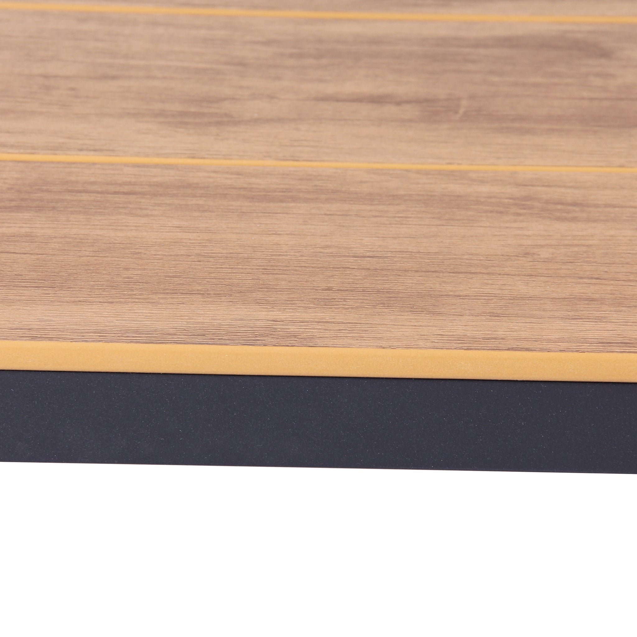 Vanesa 1.8m Charcoal Outdoor Dining Table - Natural Dining Table Industra-Core