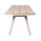 Vanesa 2.3m Sand White Outdoor Dining Table - Natural Outdoor Table Industra-Core