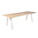 Vanesa 2.3m Sand White Outdoor Dining Table - Natural Outdoor Table Industra-Core
