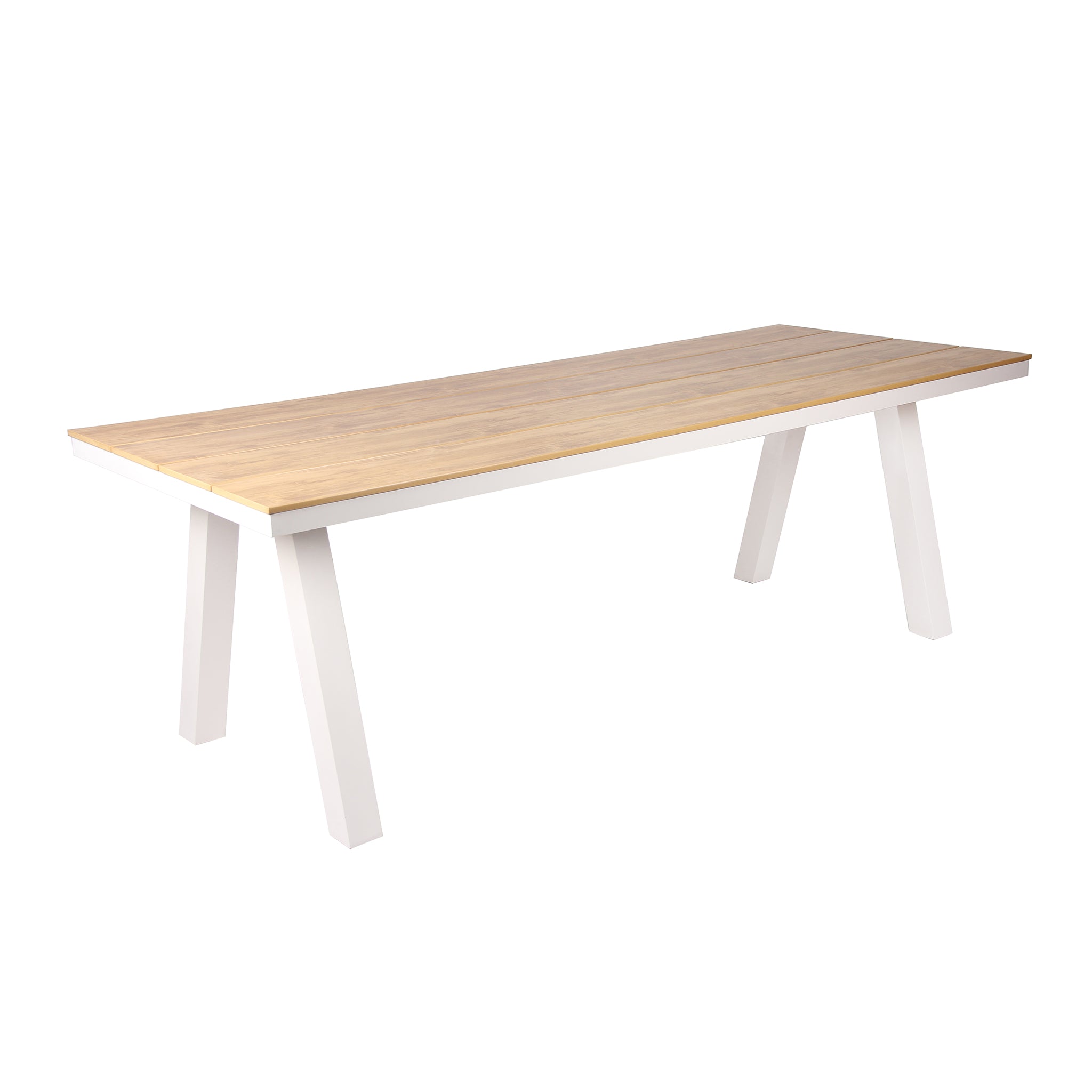 Vanesa 2.3m Sand White Outdoor Dining Table - Natural Outdoor Table Industra-Core
