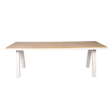 Vanesa 2.3m Sand White Outdoor Dining Table - Natural Outdoor Table Industra-Core