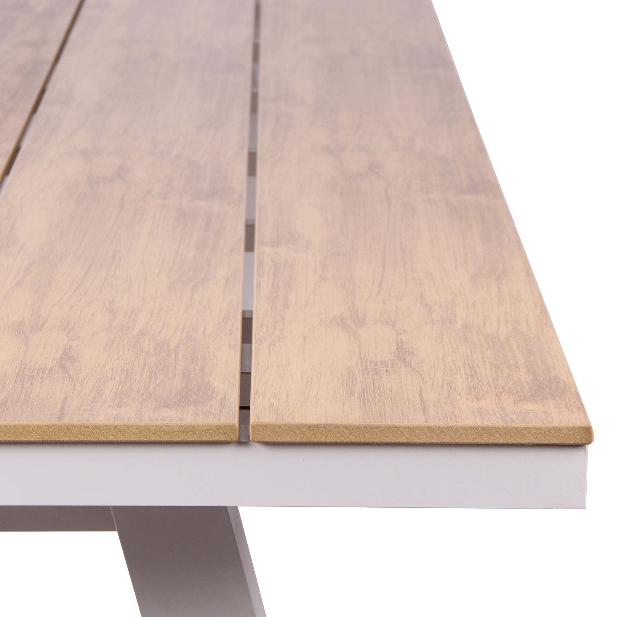 Vanesa 2.3m Sand White Outdoor Dining Table - Natural Outdoor Table Industra-Core