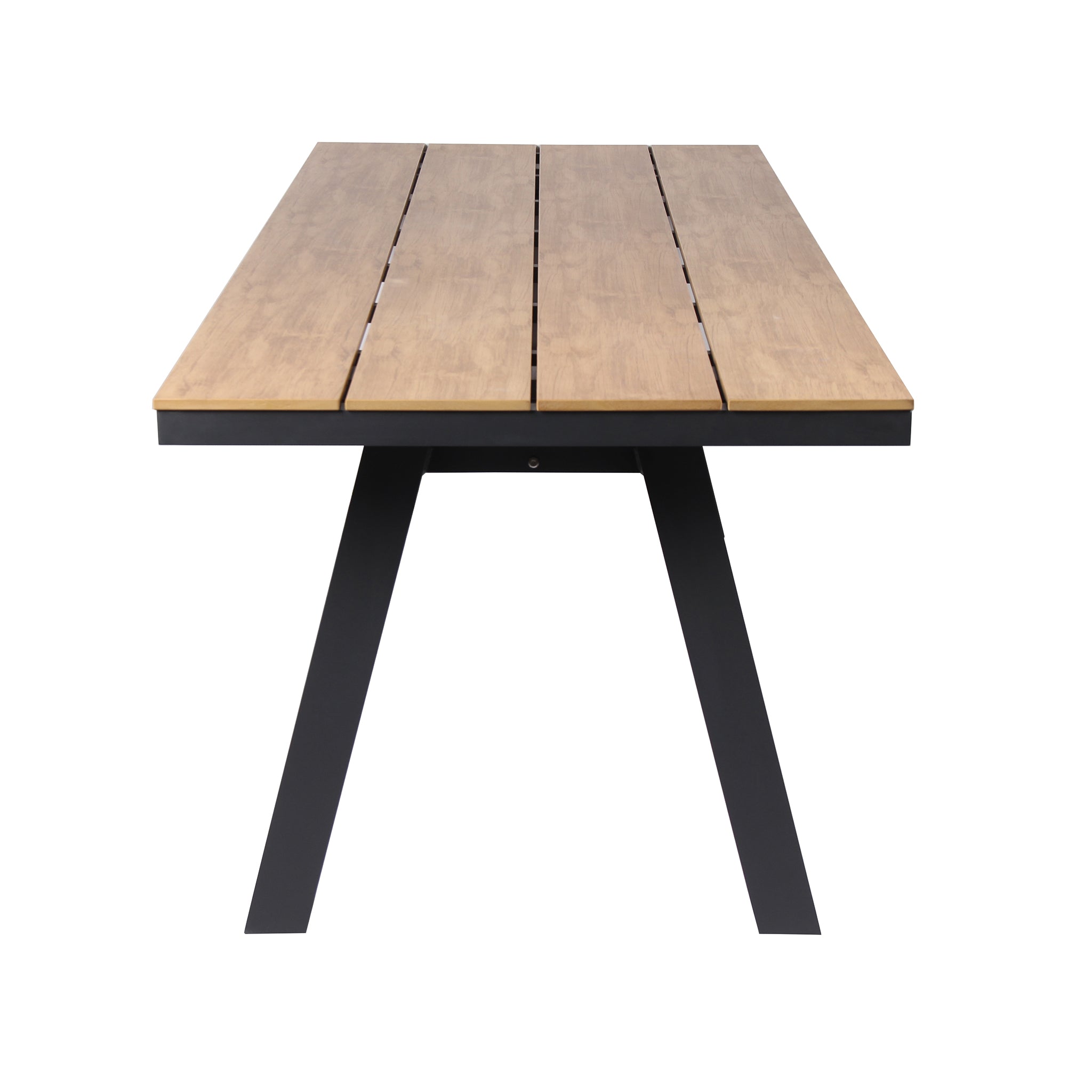 Vanesa 2.3m Charcoal Outdoor Dining Table - Natural Dining Table Industra-Core