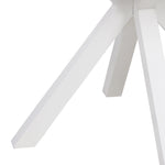 Vanesa 90cm Round Sand White Outdoor Dining Table - Natural Outdoor Table Industra-Core