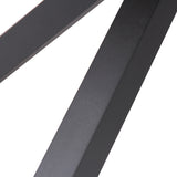 Vanesa 1.4m Round Charcoal Outdoor Dining Table - Natural Dining Table Industra-Core