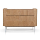 Gemma 1.2m Chest of Drawers - Natural Drawer KD-Core