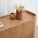 Gemma 1.2m Chest of Drawers - Natural Drawer KD-Core