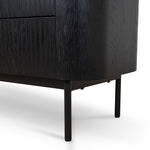 Gemma 1.2m Chest of Drawers - Full Black Drawer KD-Core