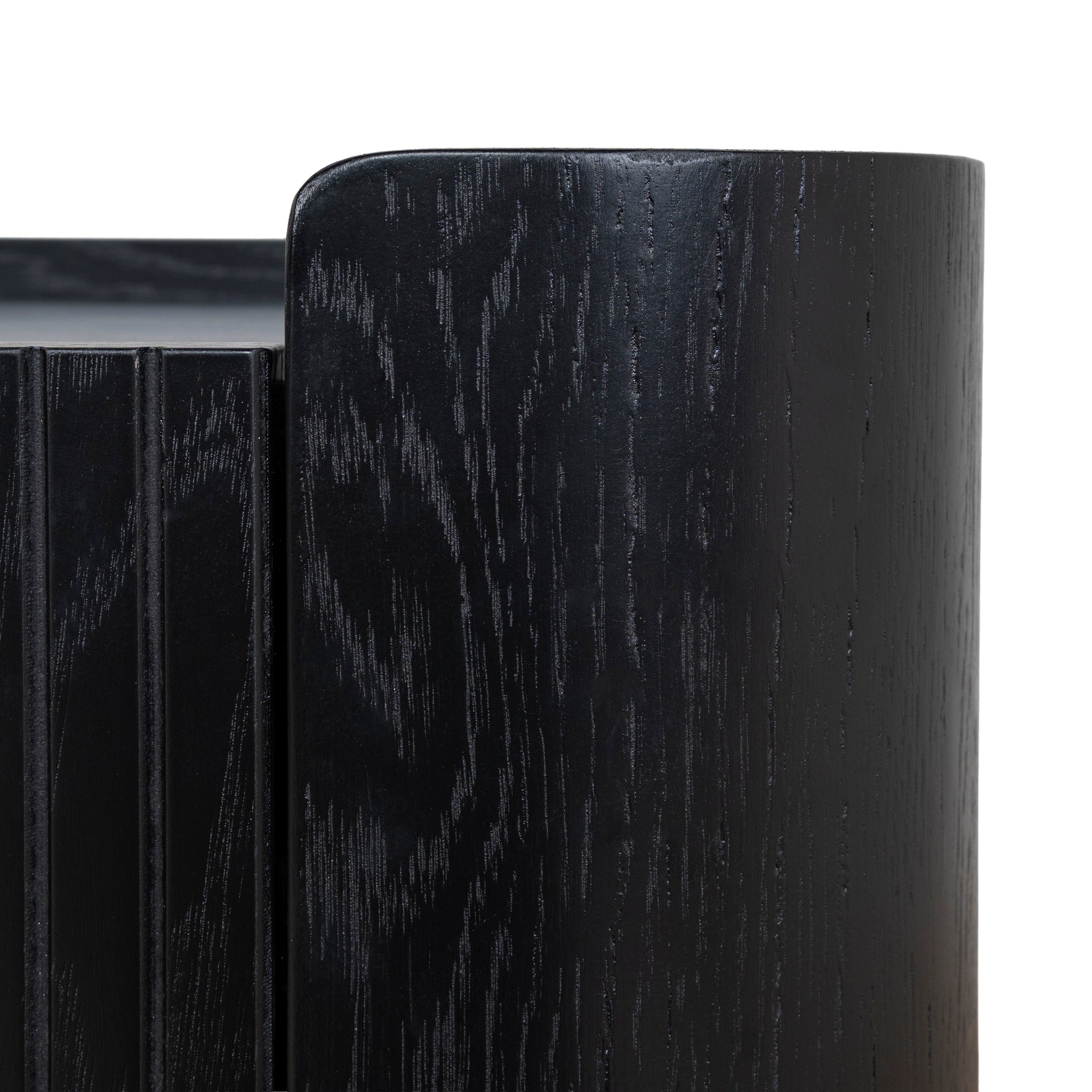 Gemma 1.2m Chest of Drawers - Full Black Drawer KD-Core