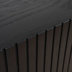 Gemma 1.2m Chest of Drawers - Full Black Drawer KD-Core