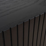 Gemma 1.2m Chest of Drawers - Full Black Drawer KD-Core