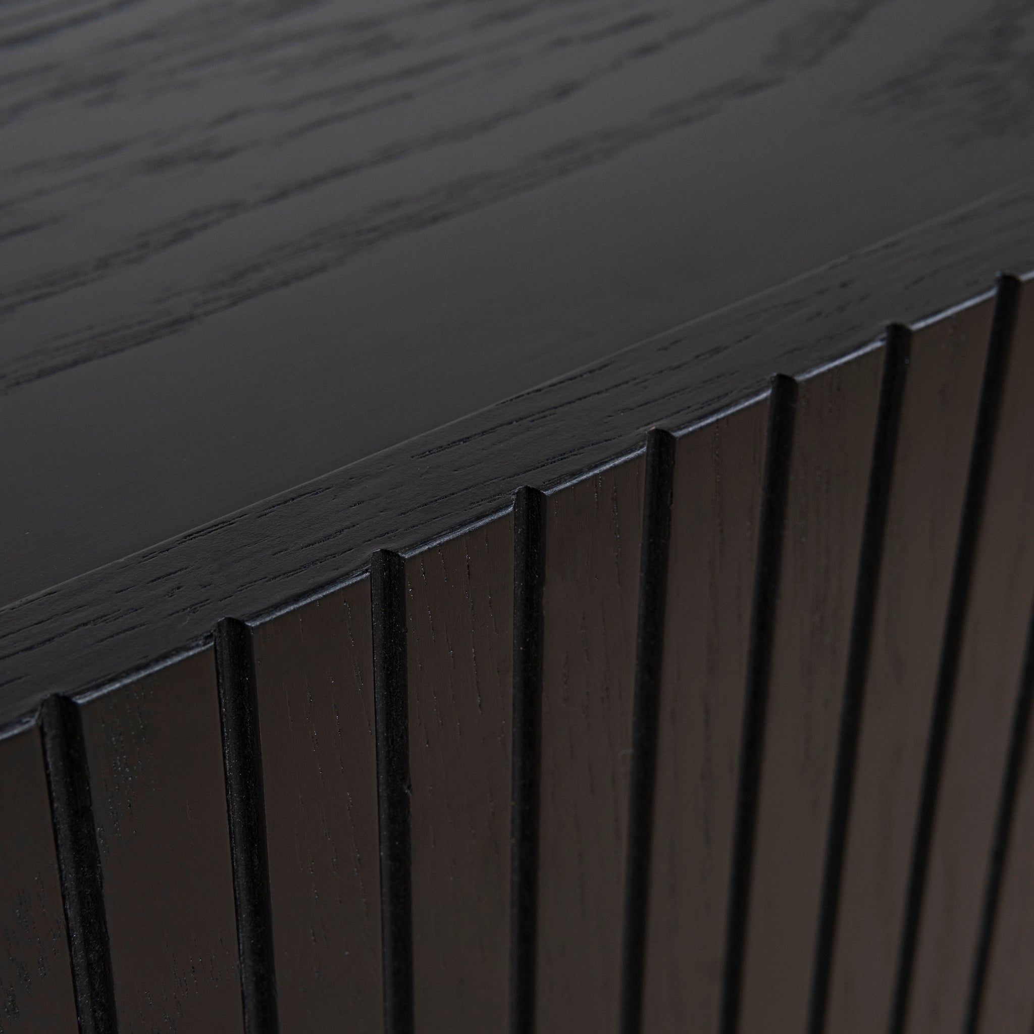 Gemma 1.2m Chest of Drawers - Full Black Drawer KD-Core