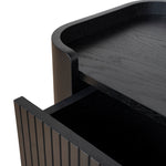 Gemma 1.2m Chest of Drawers - Full Black Drawer KD-Core