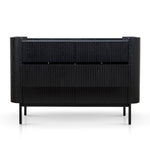 Gemma 1.2m Chest of Drawers - Full Black Drawer KD-Core