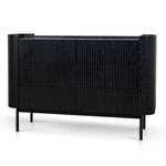 Gemma 1.2m Chest of Drawers - Full Black Drawer KD-Core