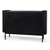 Gemma 1.2m Chest of Drawers - Full Black Drawer KD-Core