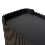 Gemma 1.2m Chest of Drawers - Full Black Drawer KD-Core