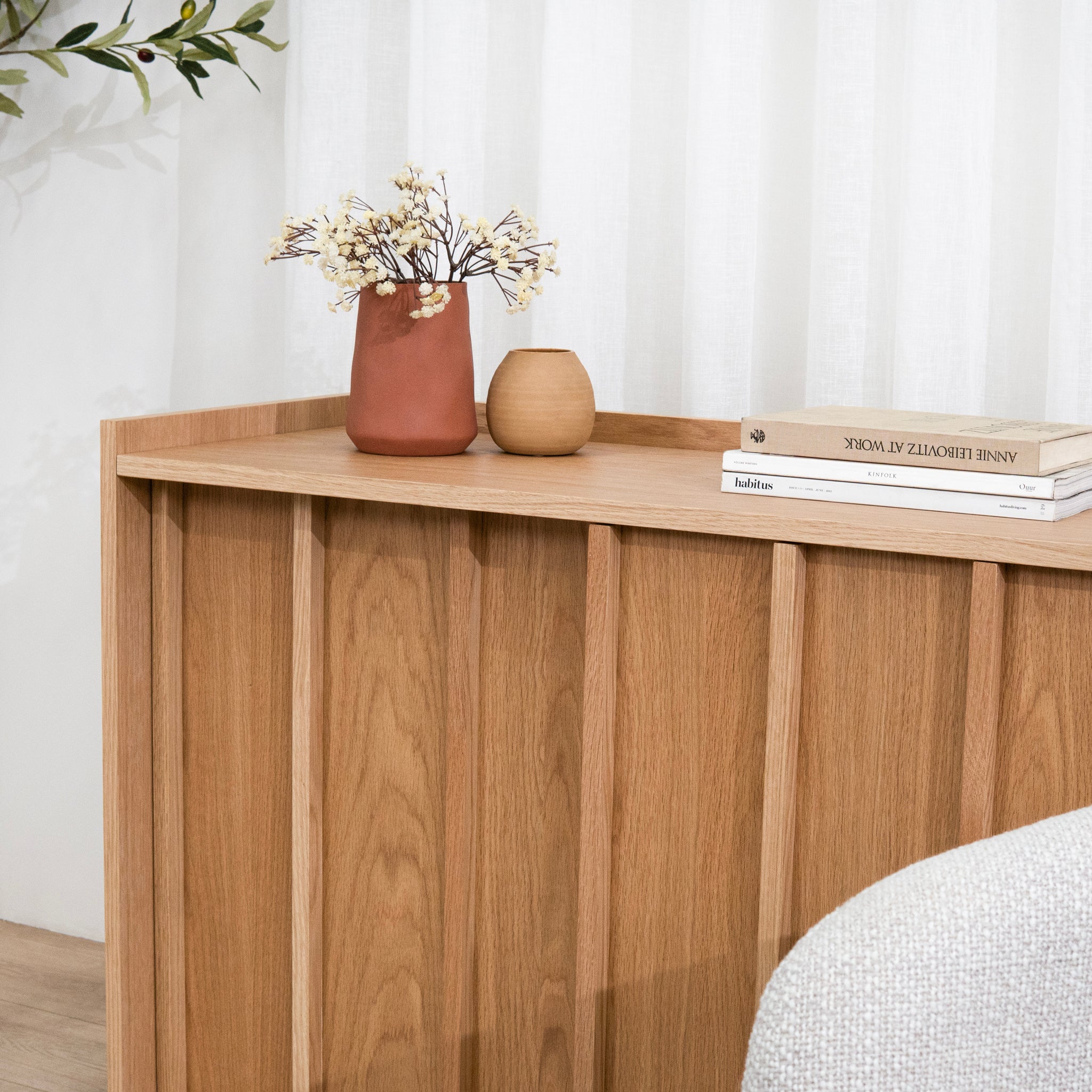 Kobus 100cm Sideboard Unit - Natural Buffet & Sideboard KD-Core