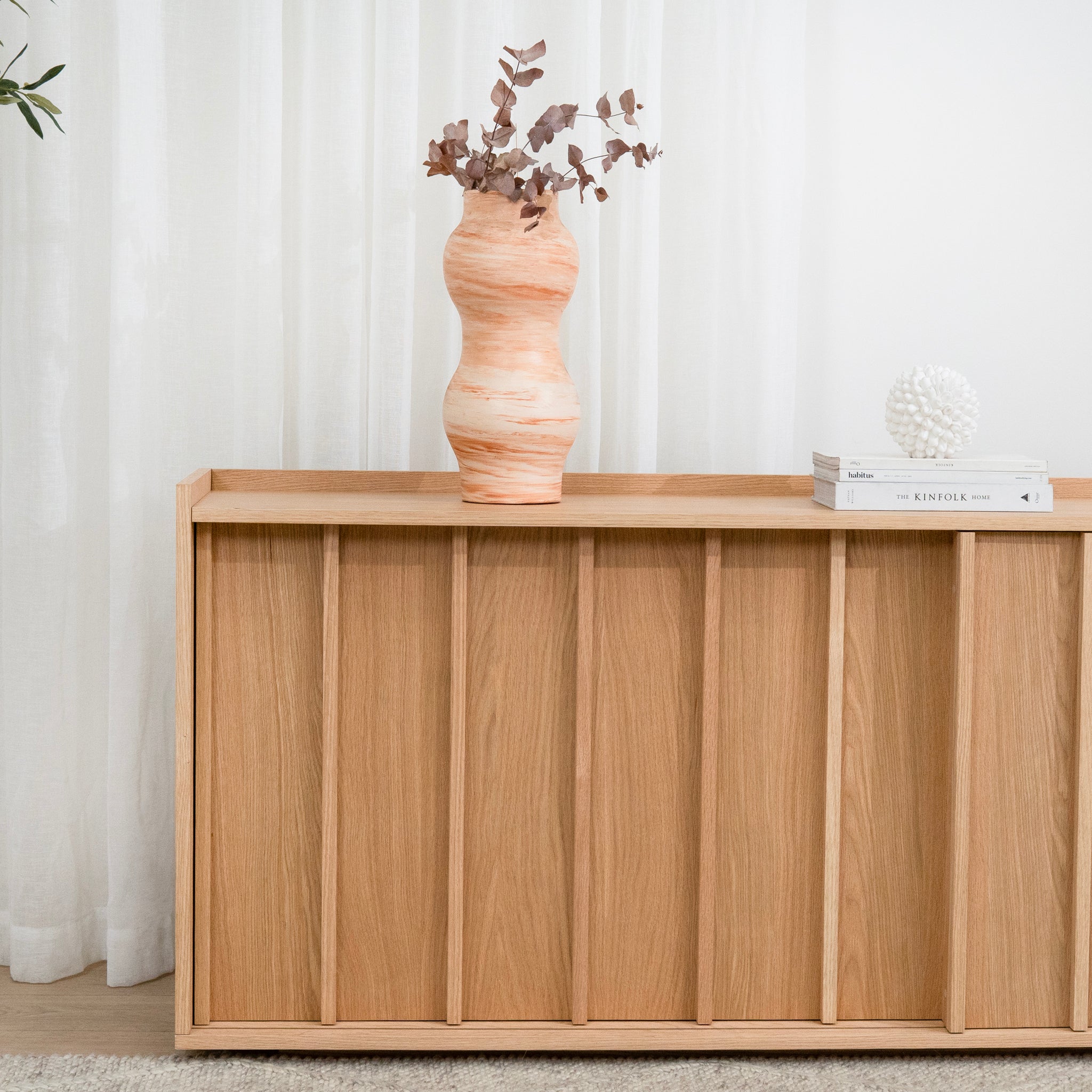 Kobus 2m Sideboard Unit - Natural Buffet & Sideboard KD-Core