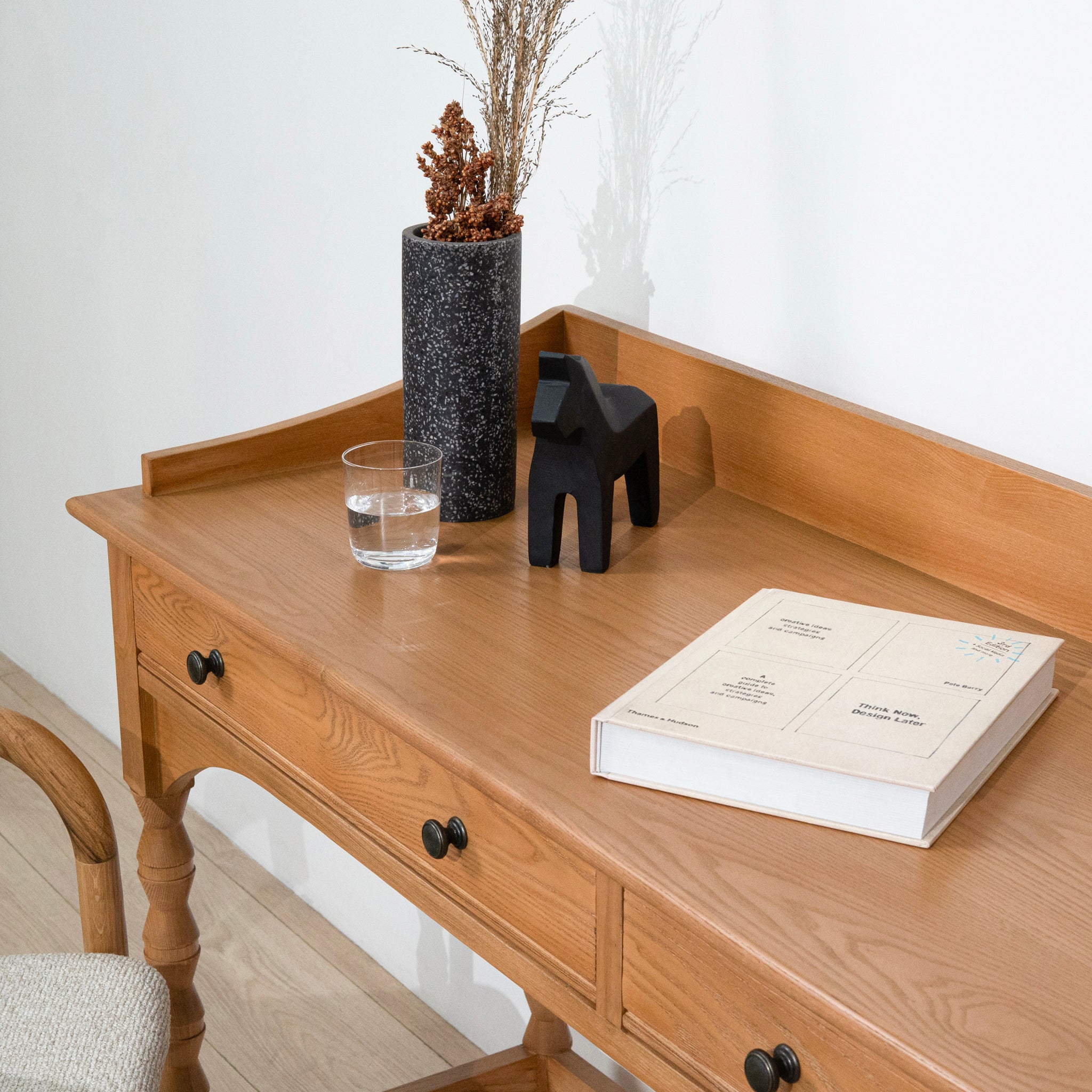 Primrose 1.45m Console Table - Natural Console Table Nicki-Core