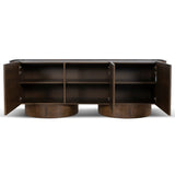 Gidon 2.2m Buffet Unit - Caramel Oak Buffet & Sideboard Valerie-Core