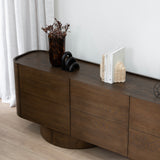 Gidon 2.2m Buffet Unit - Caramel Oak Buffet & Sideboard Valerie-Core