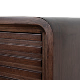 Amparo Tallboy Drawer Chest - Walnut Drawer AU Wood-Core