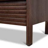 Amparo Tallboy Drawer Chest - Walnut Drawer AU Wood-Core