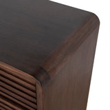 Amparo Tallboy Drawer Chest - Walnut Drawer AU Wood-Core
