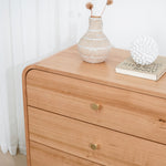 Serene 90cm Tallboy Drawer Chest - Messmate Drawer AU Wood-Core