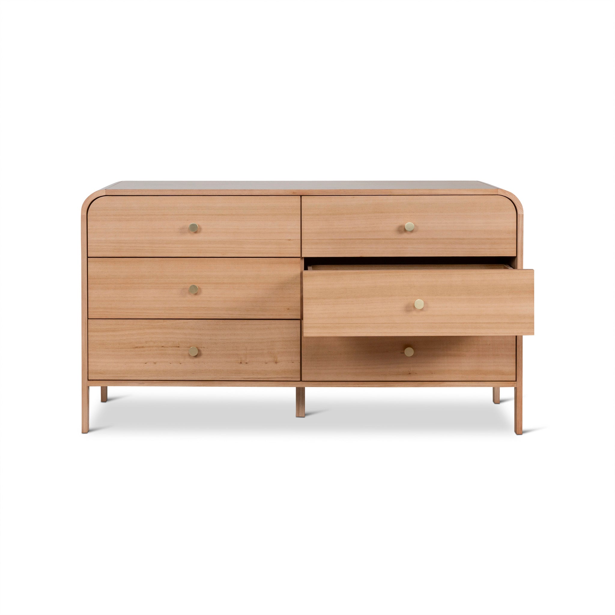 Serene 1.4m Dresser Unit - Messmate Drawer AU Wood-Core