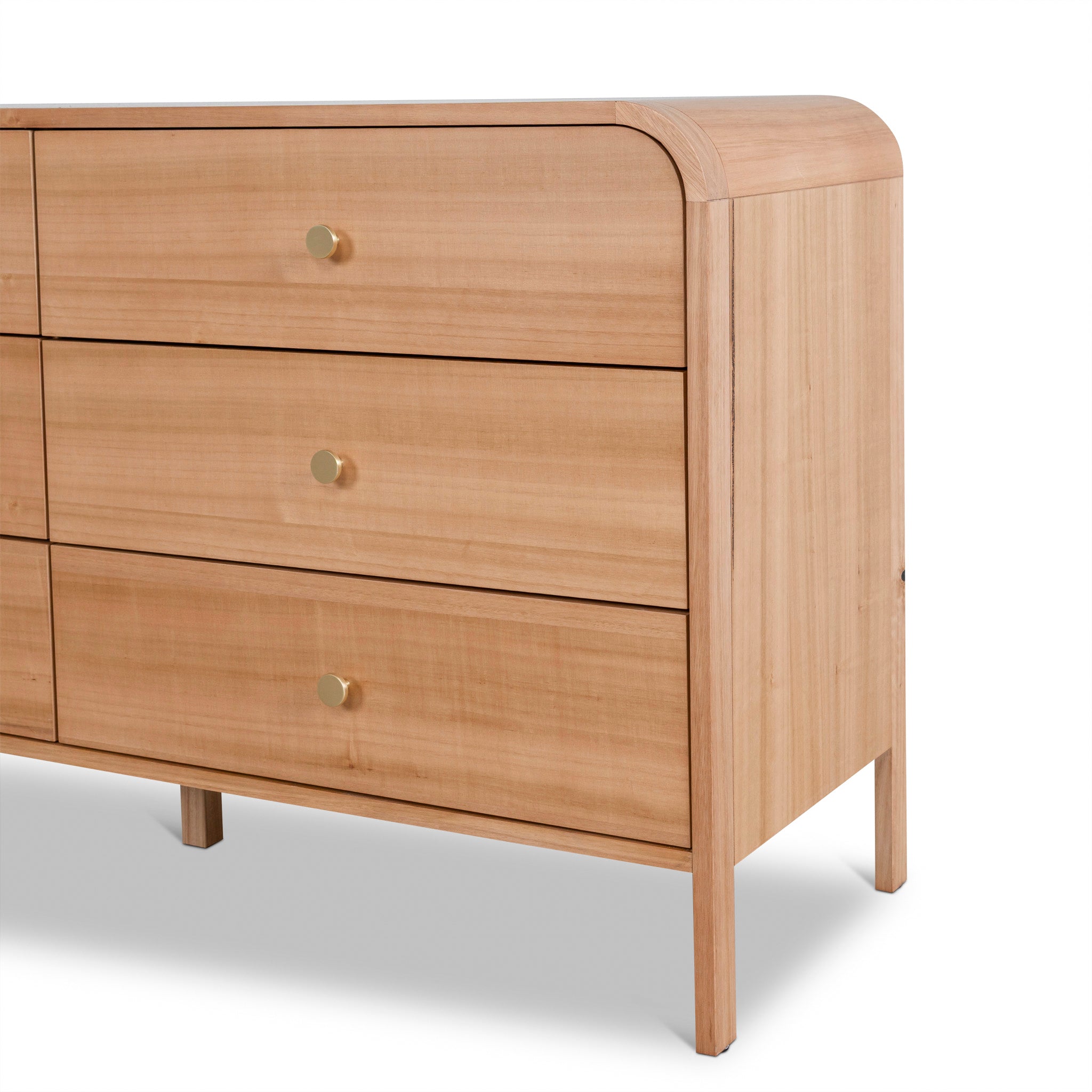 Serene 1.4m Dresser Unit - Messmate Drawer AU Wood-Core