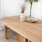 Ex Display - Valdis 2.4m Dining Table - Natural Oak Dining Table Century-Core