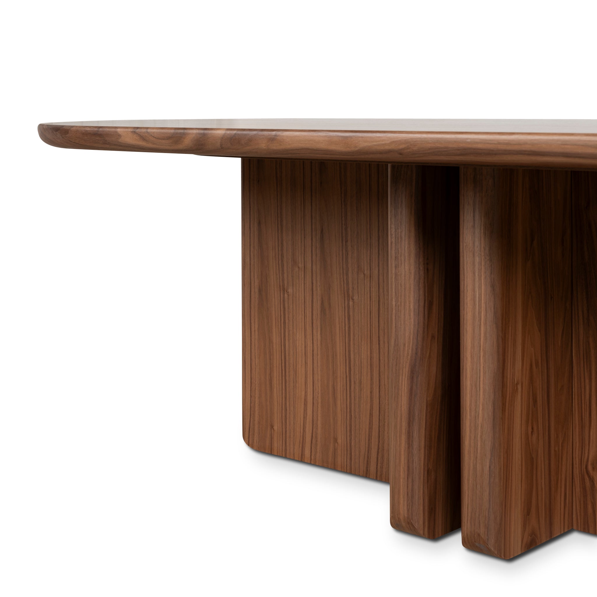 Valdis 2.4m Dining Table - Walnut Dining Table Century-Core