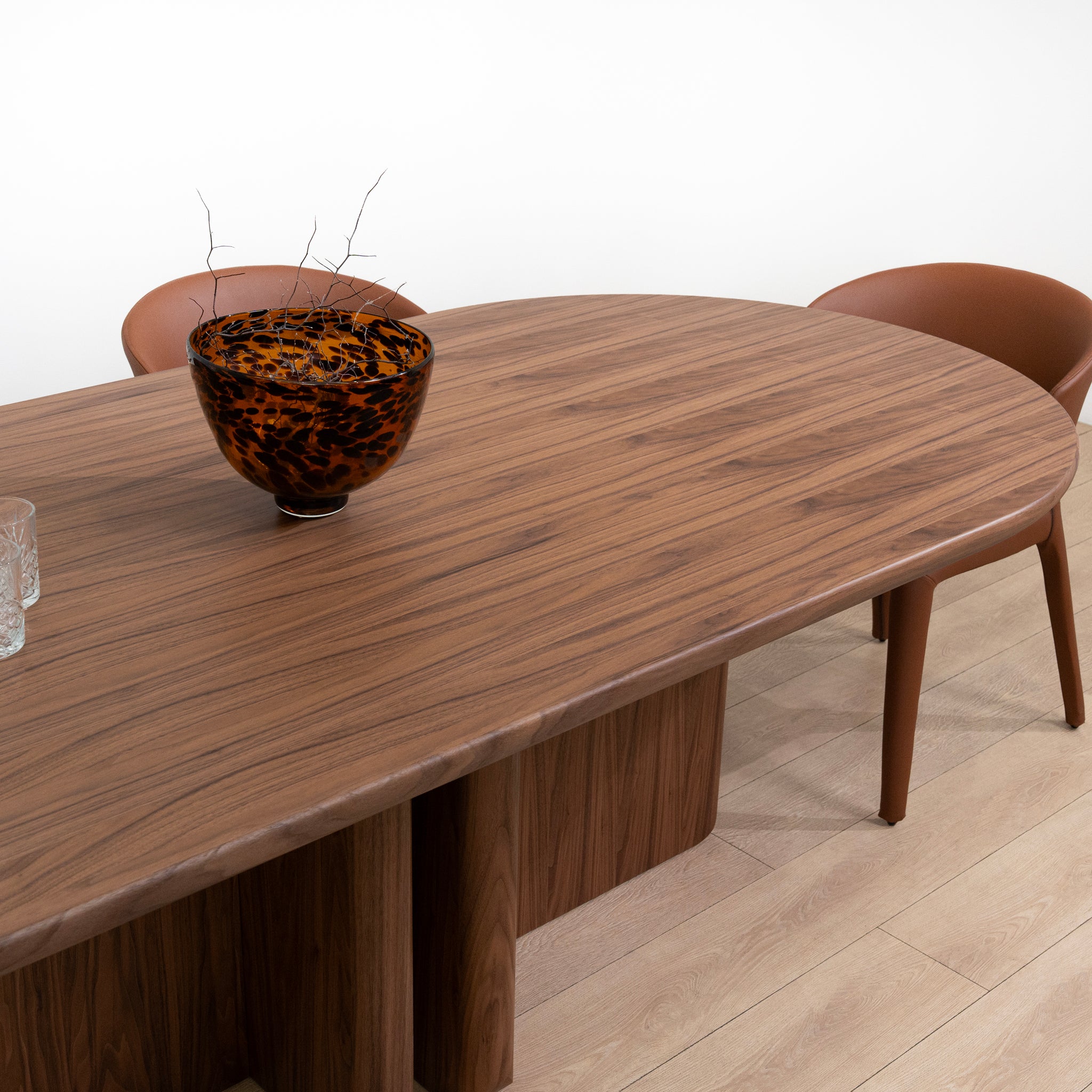 Valdis 2.4m Dining Table - Walnut Dining Table Century-Core