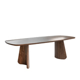Zuna 2.4m Dining Table - Walnut Dining Table Century-Core
