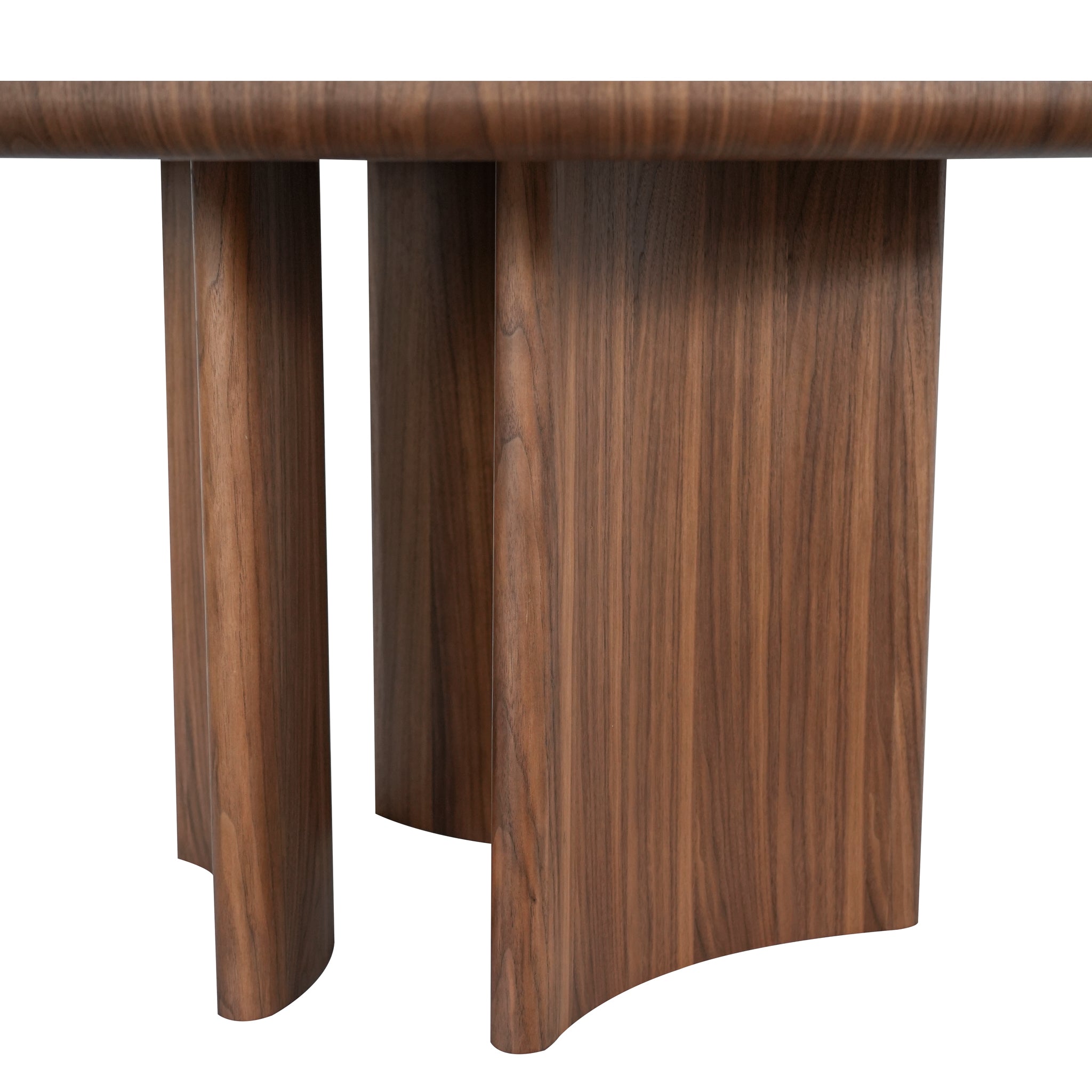 Mira 1.5m Round Dining Table - Walnut Dining Table Century-Core