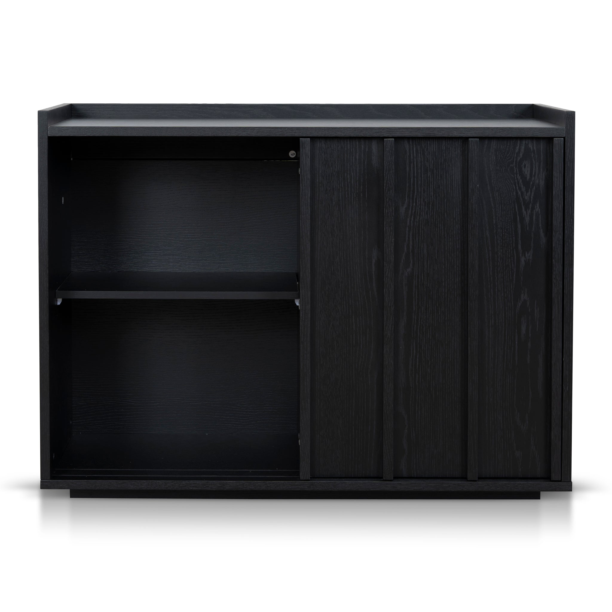Kobus 100cm Sideboard Unit - Full Black Buffet & Sideboard KD-Core