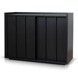 Kobus 100cm Sideboard Unit - Full Black Buffet & Sideboard KD-Core
