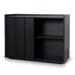 Kobus 100cm Sideboard Unit - Full Black Buffet & Sideboard KD-Core