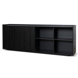 Ex Display - Kobus 2m Sideboard Unit - Full Black Buffet & Sideboard KD-Core