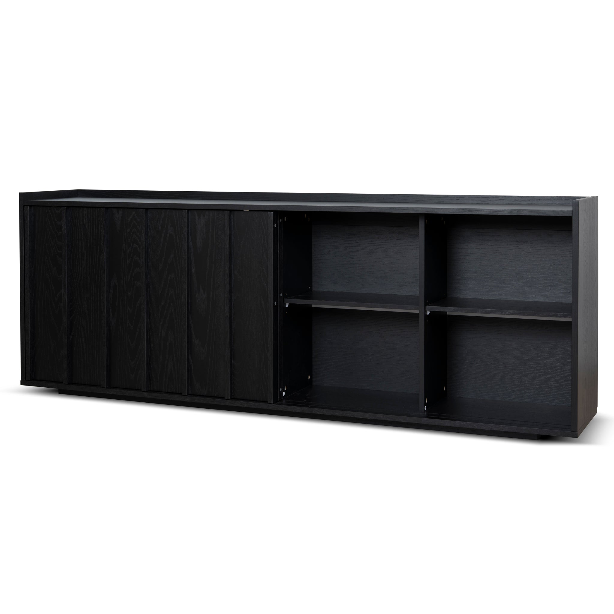 Ex Display - Kobus 2m Sideboard Unit - Full Black Buffet & Sideboard KD-Core