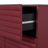 Vasuda 2m Sideboard Unit - Red Buffet & Sideboard KD-Core