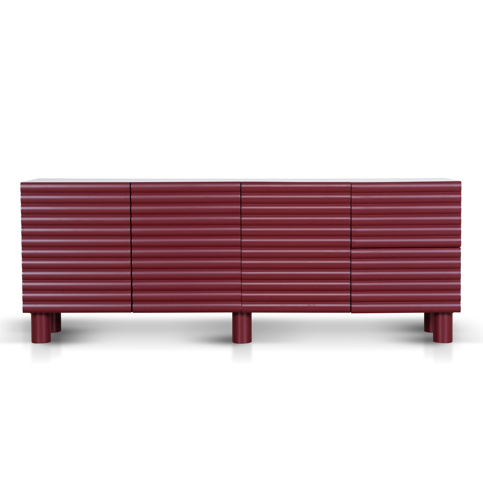 Vasuda 2m Sideboard Unit - Red Buffet & Sideboard KD-Core