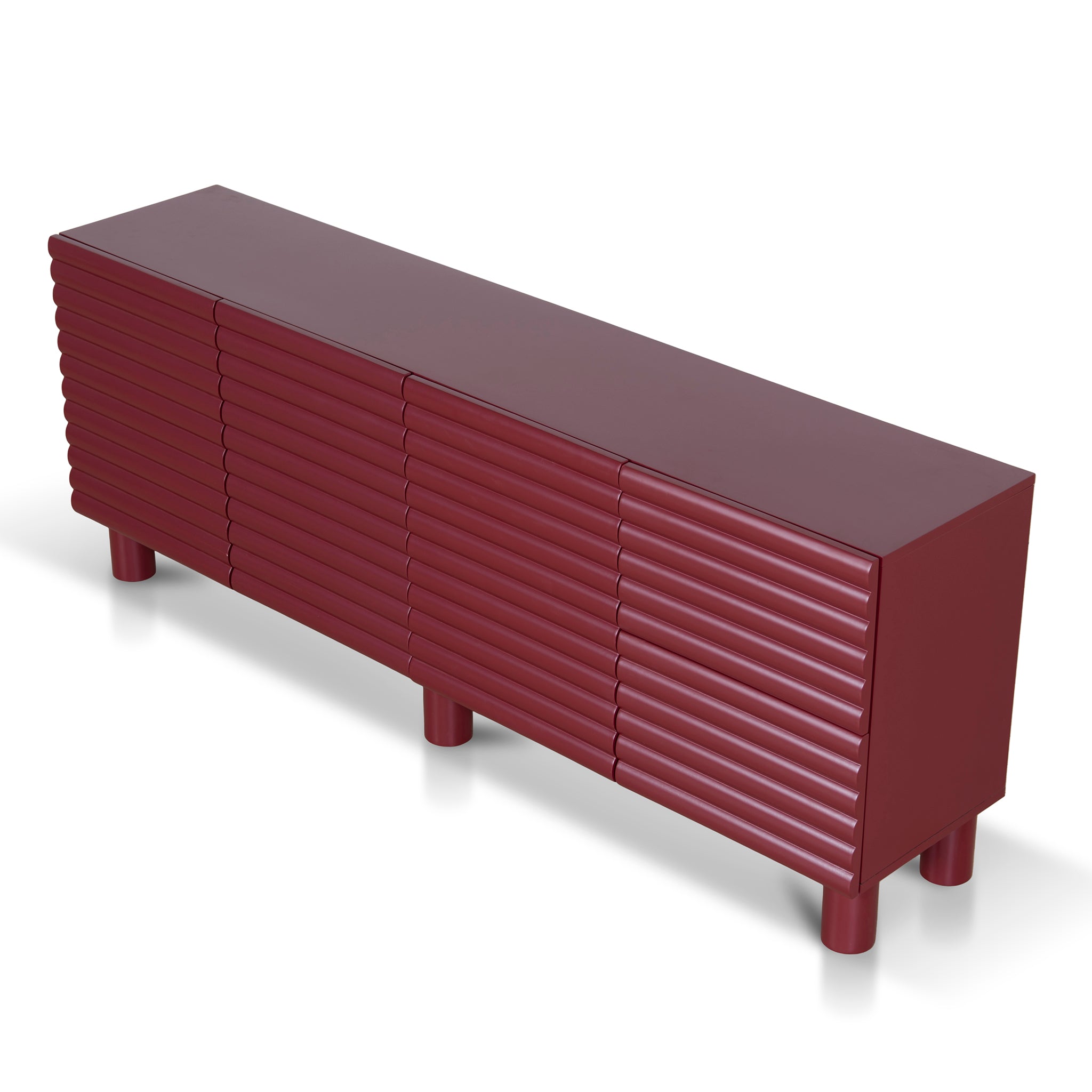 Vasuda 2m Sideboard Unit - Red Buffet & Sideboard KD-Core