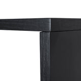 Ex Display - Adone 1.6m (H) Book Shelf - Full Black Bookshelf KD-Core