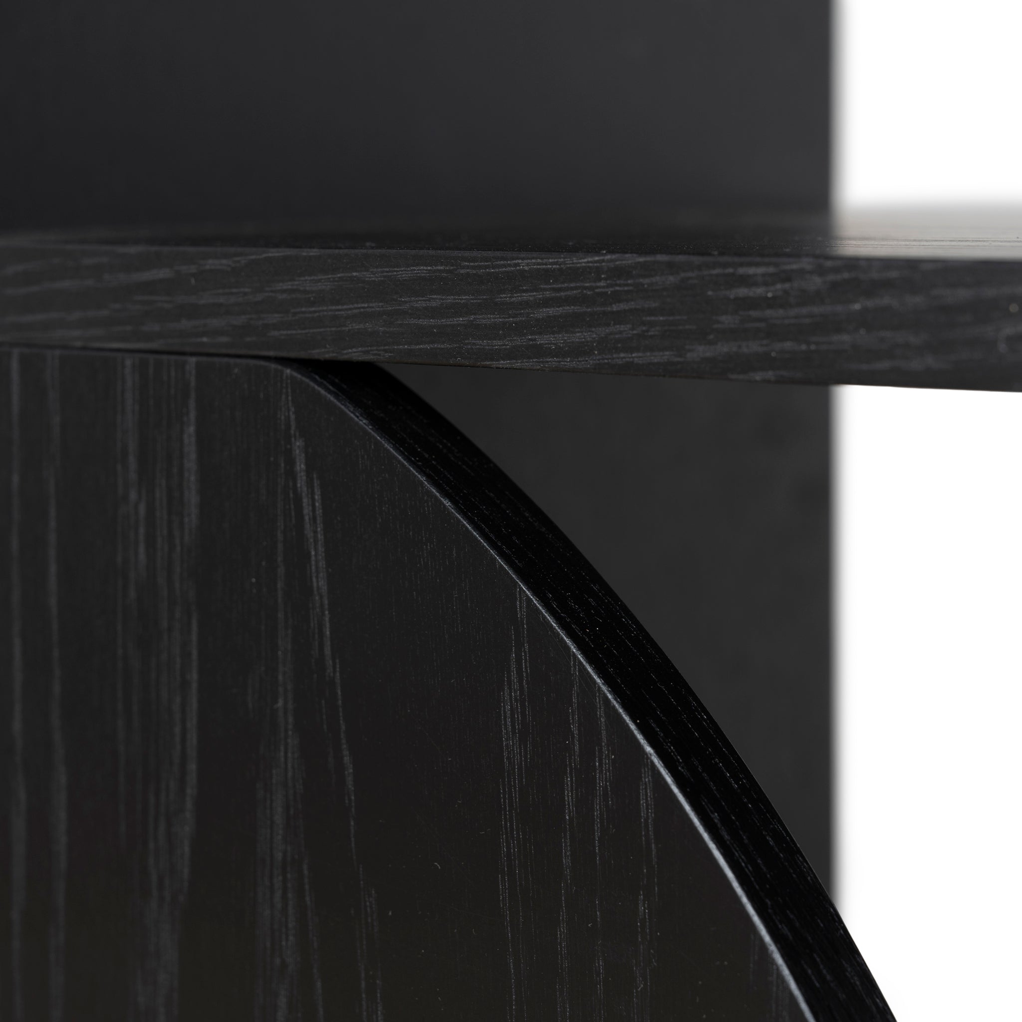 Ex Display - Adone 1.6m (H) Book Shelf - Full Black Bookshelf KD-Core